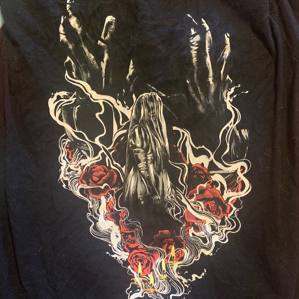 Black Graphic Tee The Curse of La LLorona Design